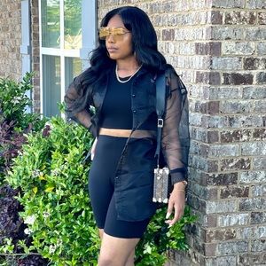 Oversized Button Down Top